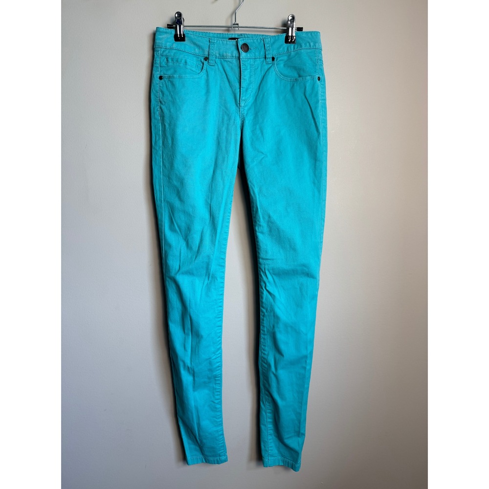 Mexx Metropolitan Skinny Jeans Women 32 Aqua Teal Stretch Casual Streetwear